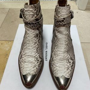 Isabel Marant Exotic Snake Bootie